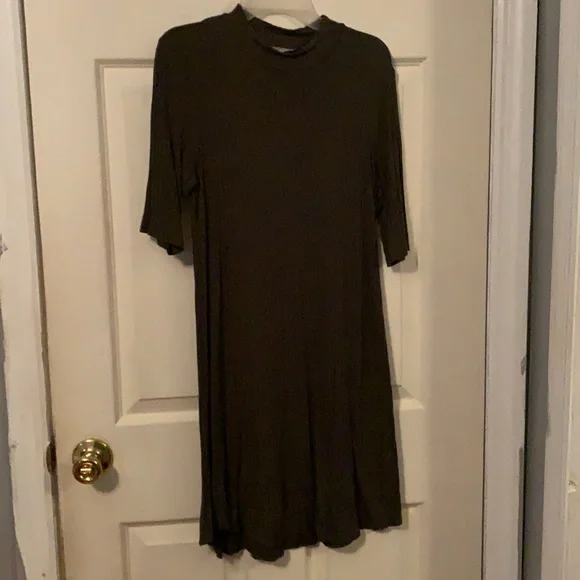 charlotte russe olive green dress Sage Green Halter Backless Satin Empire Long Bridesmaid Dress – FancyVestido main image 0
